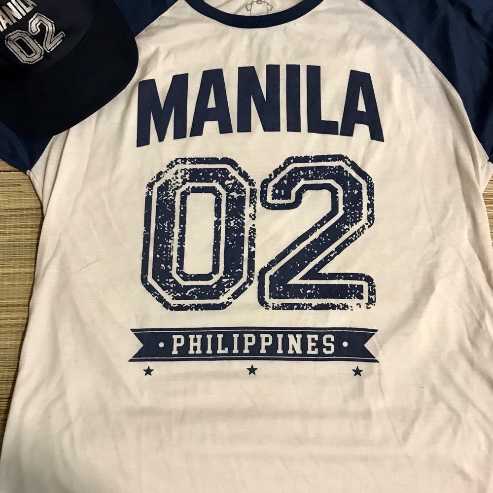 MANILA Men’s T-Shirt and hat! XL